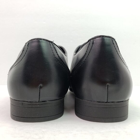 Boohoo MAN Embossed Vamp Smart Mens Size 10 Black Formal Dress Shoes MZZ65877-10 - Picture 7 of 10